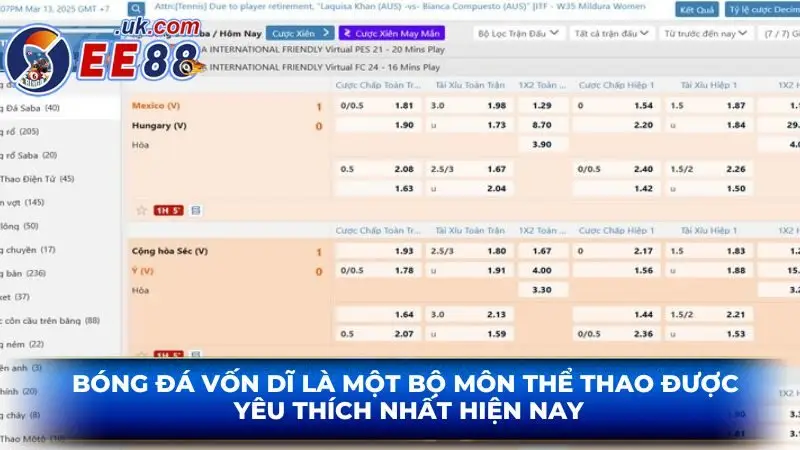 Bóng đá vốn dĩ là một bộ môn thể thao được yêu thích nhất hiện nay